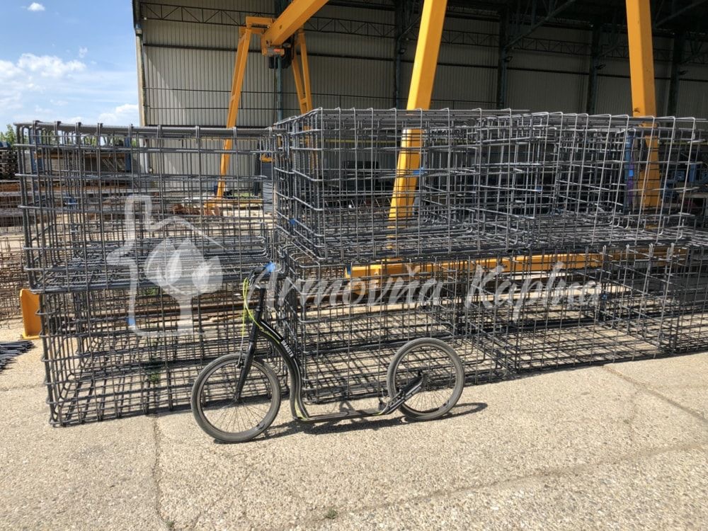 Armovňa Cífer - Výroba armokošov - Viazanie armokošov do základových pásov, prekladov, vencov, pätieka a stĺpov