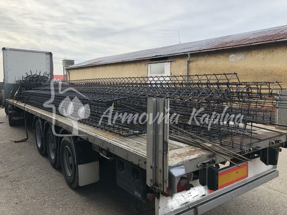 Armovňa Cífer - Výroba armokošov - Viazanie armokošov do základových pásov, prekladov, vencov, pätieka a stĺpov